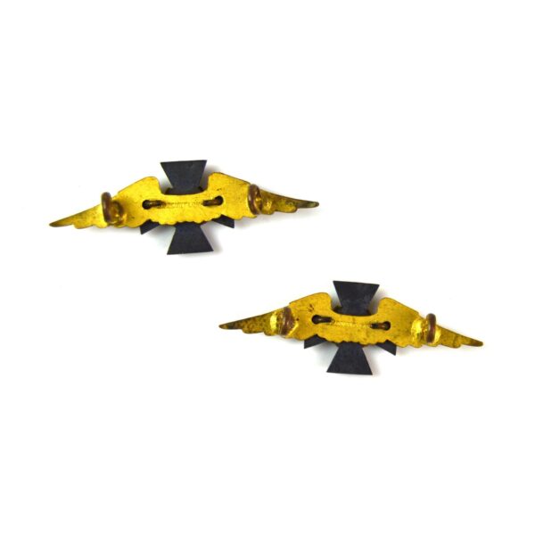 Royal Air Force (RAF) Chaplains Collar Badge, Pair - Image 2