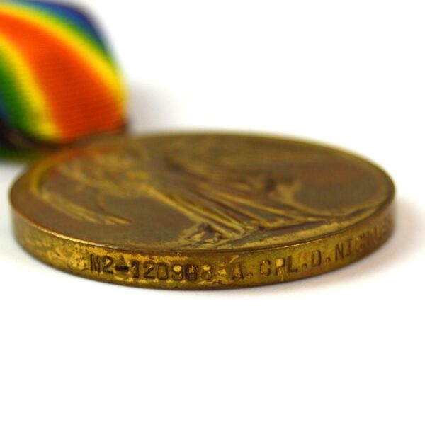 Victory Medal, Acting Corporal Douglas Nicholes, Army Service Corps (ASC) - Image 4