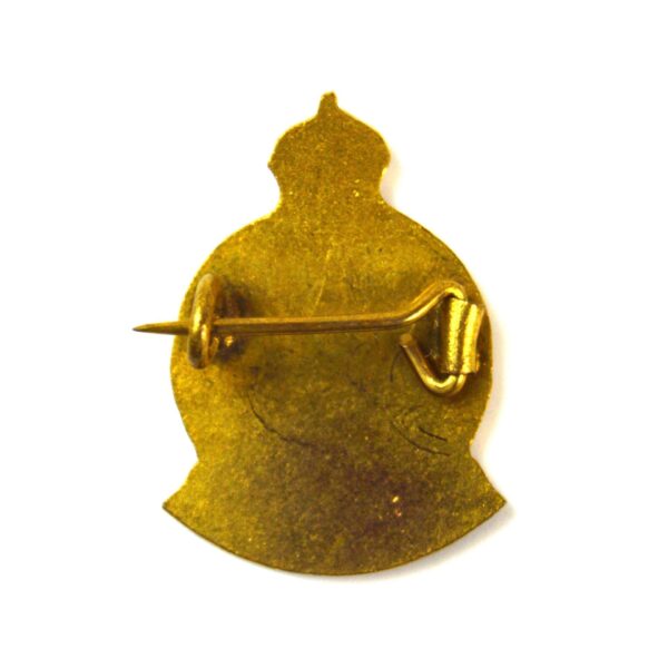 South African British Empire Service League, Women's Auxiliary Enamel Lapel Badge, King's Crown - Image 2