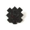 Highland Light Infantry (HLI) Officer's Service Dress Bronze Collar Badge, King's Crown, Original