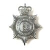 Warwickshire Constabulary Police Helmet Plate Badge, Queen's Crown