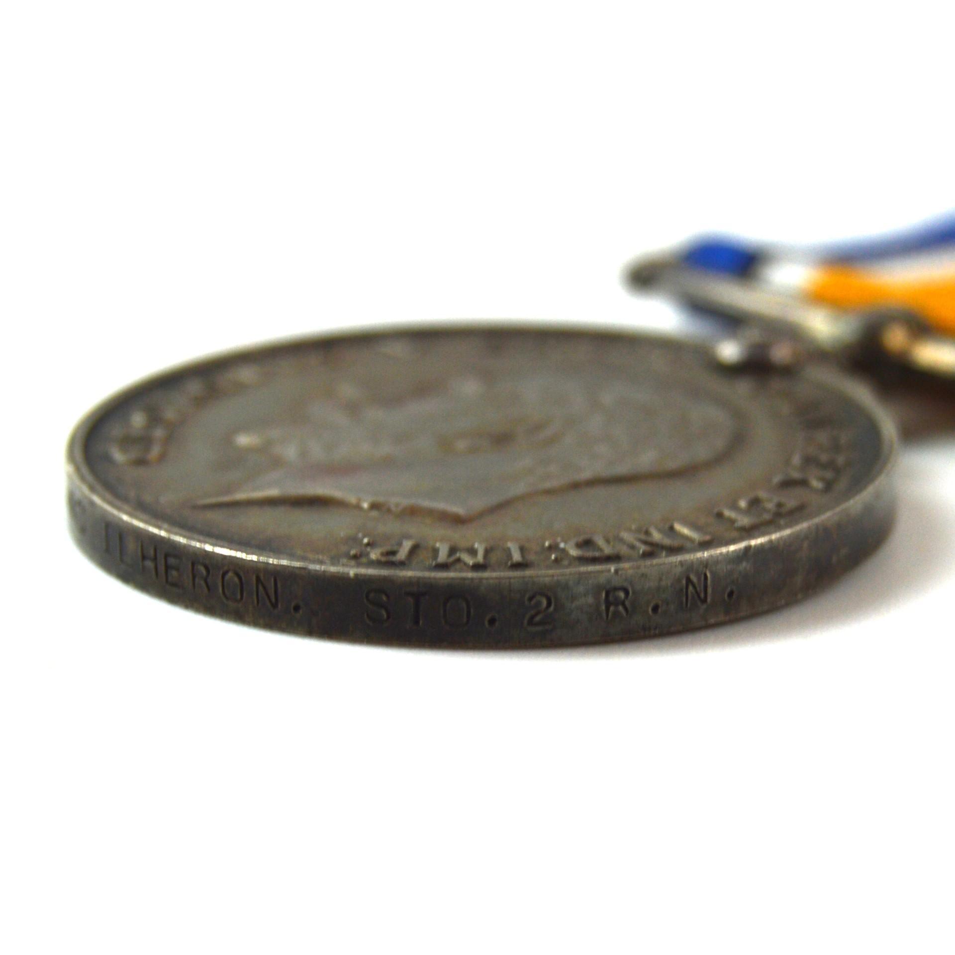 British War Medal, Stoker 2nd Class Hugh McIlheron, Royal Navy - Image 3