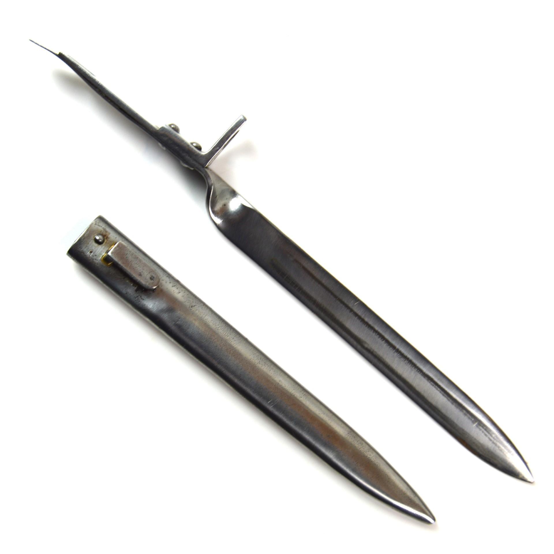 Reproduction Austrian Ersatz M1895 Mannlicher Bayonet in Scabbard