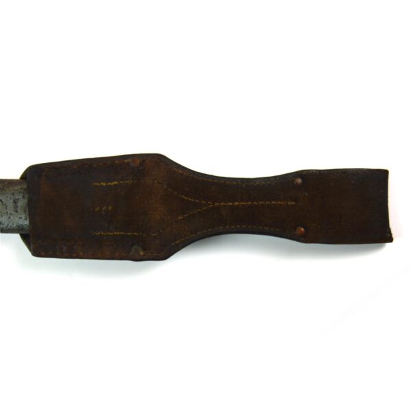 Imperial German Gewehr 71/84 Ersatz EB25 Variant Bayonet in Scabbard with Frog - Image 4