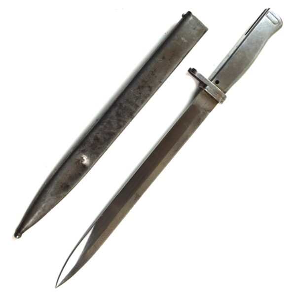 Imperial German Gewehr 1888 and Gewehr 1898 Ersatz EB5 Bayonet in Scabbard - Image 2