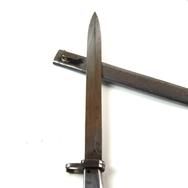 Imperial German Gewehr 1888 and Gewehr 1898 Ersatz EB5 Bayonet in Scabbard - Image 8