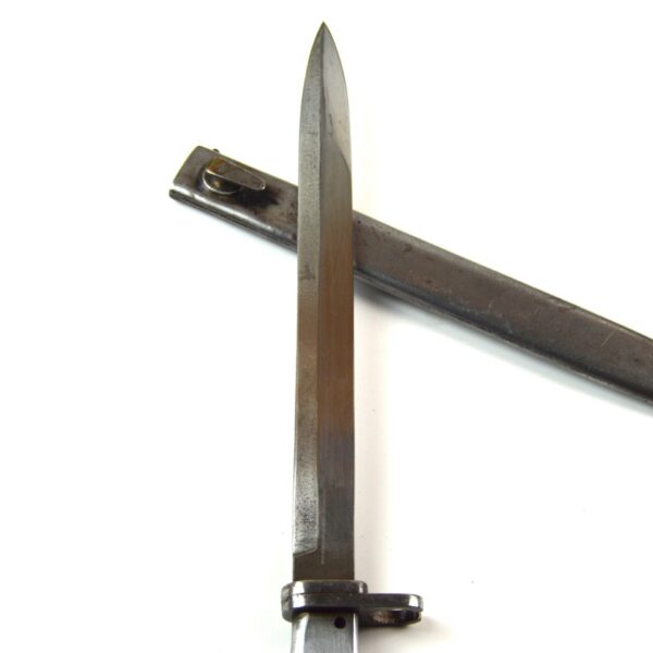 Imperial German Gewehr 1888 and Gewehr 1898 Ersatz EB5 Bayonet in Scabbard - Image 7