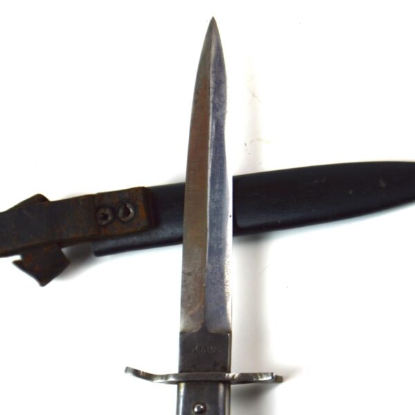 Imperial German Early Manufacture Crank Handle Ersatz EB1 Bayonet in Scabbard - Image 7