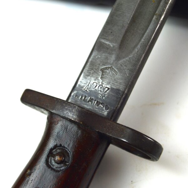 British 1907 Pattern Bayonet by Wilkinson, Dated December 1918, Warwickshire Regiment Unit Marked - Image 8