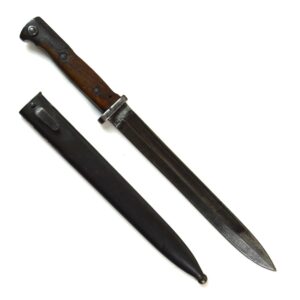 Imperial German SG 1884/98 1st Pattern Bayonet in Steel Scabbard, by Alex Coppell, Dated 1888