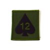 12th Armoured Brigade TRF Shoulder Patch, Subdued