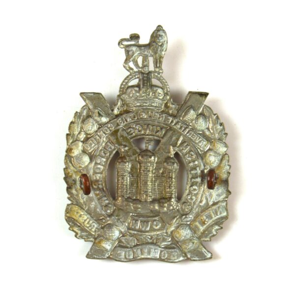 King's Own Scottish Borderers (KOSB) Glengarry Badge, King's Crown, Original - Image 2