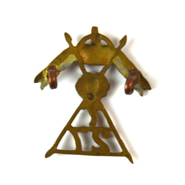 27th Lancers Collar or Cap Badge, Original - Image 2