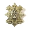 Glasgow Highlanders Cap Badge, Queen's Crown, Restrike