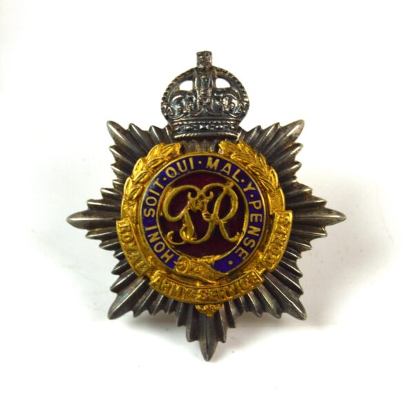 Royal Army Service Corps (RASC) Officer's Cap Badge, GRVI by J. R. Gaunt