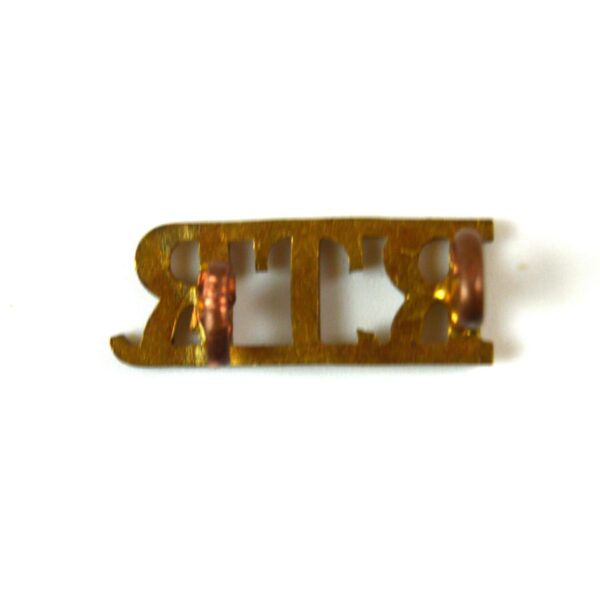 Royal Tank Regiment (RTR) (Small Pattern) Brass Shoulder Title - Image 2