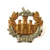 8th Battalion, Essex Regiment (Blank Scroll) Cap Badge, Original, Repaired