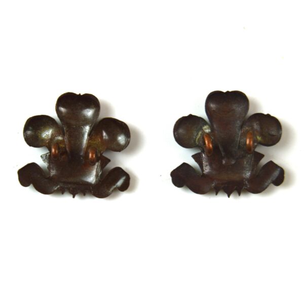 Cheshire Yeomanry Officer Service Dress Collar Badge, Pair - Image 2