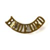 Bedfordshire Regiment (BEDFORD) (1902-21 Pattern) Brass Shoulder Title