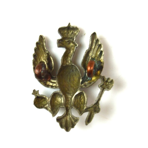 14th/20th Hussars White Metal Collar Badge, Original - Image 2