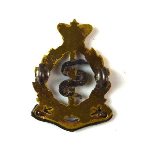 Victorian Royal Army Medical Corps (1898-1901 Pattern) Officer's Collar Badge, Original - Image 2