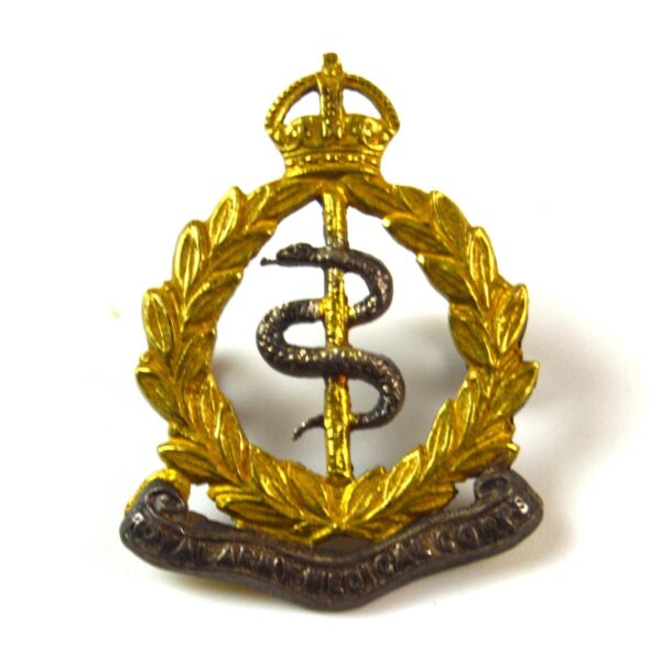 Royal Army Medical Corps (1901-1946 Pattern) Officer's Collar Badge, Original