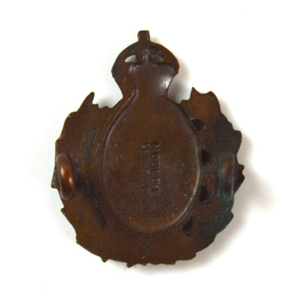British West Indies Regiment (c.1915-1921 Pattern) Officer's Service Dress Collar Badge by J. R. Gaunt - Image 2