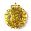 Danish Army of Denmark General Staff (WW2 Era) Officer's Cap Badge