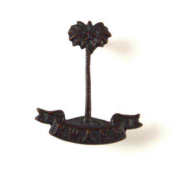 Royal West African Frontier Force (RWAFF) (1928-1960 Pattern) Officer Service Dress Collar Badge, Original