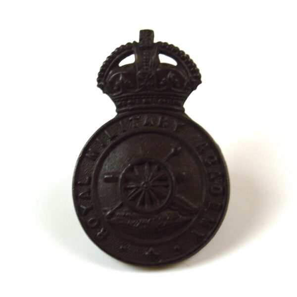 Royal Military Academy, Woolwich (1902-1939 Pattern) Officer's Service Dress Cap Badge, Original