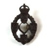 Royal Electrical and Mechanical Engineers (1942-1947 Pattern) Officer's Service Dress Cap Badge, Original