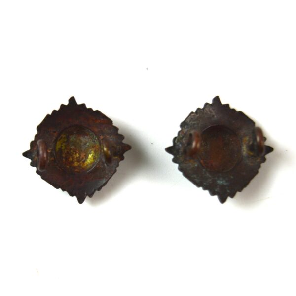 Royal Scots (WW1 Era) Officer Service Dress Collar Badge, Pair - Image 2