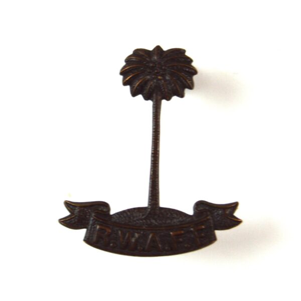 Royal West African Frontier Force (RWAFF) (1928-1960 Pattern) Officer Service Dress Collar Badge, Original by Firmin
