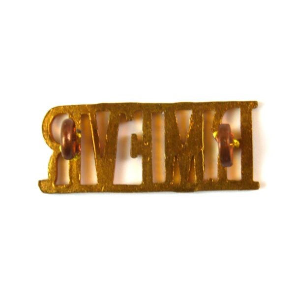 Royal Marines Forces Volunteer Reserve (RMFVR) (1948-1964 Pattern) Brass Shoulder Title - Image 2