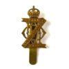 13th/18th Royal Hussars (1922-1952 Pattern) Cap Badge, King's Crown, Original by J. R. Gaunt