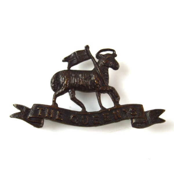 Queen's Royal Regiment (West Surrey) (1902-1959 Pattern) Officer's Service Dress Collar Badge