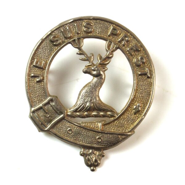 Lovat's Scouts (Post 1922 Pattern) Glengarry-Balmoral Cap Badge, Original
