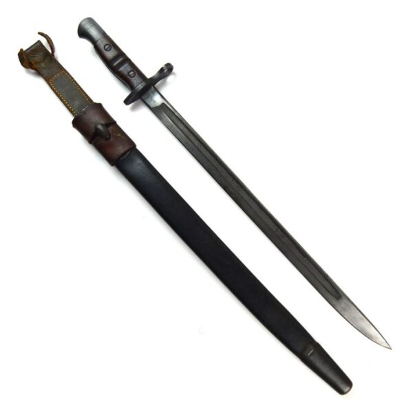 British Pattern 1914 Enfield Bayonet in Scabbard, Remington, December 1916