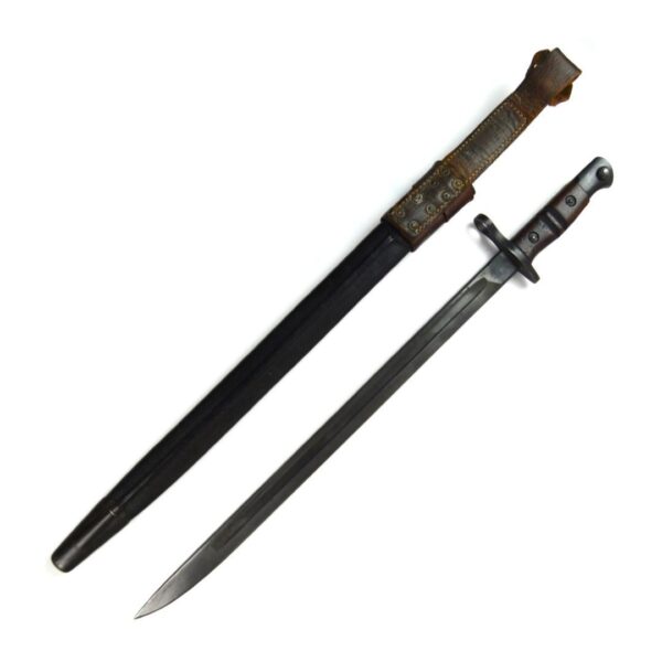 British Pattern 1914 Enfield Bayonet in Scabbard, Remington, December 1916 - Image 2