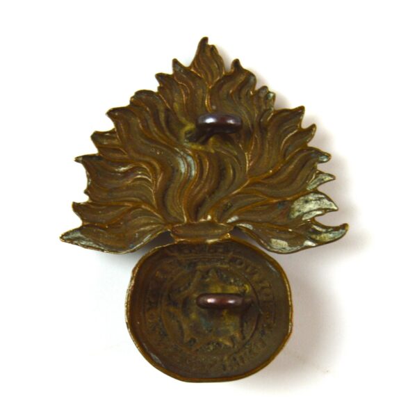 Victorian Royal Fusiliers (City of London Regiment) (1896-1901 Pattern) Cap Badge, Victorian Crown, Original - Image 2