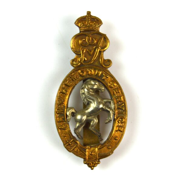 Army Remount Service Cap Badge, GRV, Original