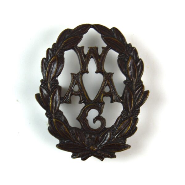 Women's Auxiliary Army Corps (WAAC) (1917-1918 Pattern) Officer's Service Dress Cap Badge, Original by Bent & Parker