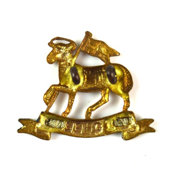 Queen's Royal Regiment (West Surrey) (1897-c.1919 Pattern) Collar Badge - Image 2