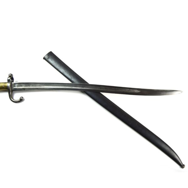 French M1866 Chassepot Bayonet in Scabbard, Tulle Arsenal, May 1873 - Image 5