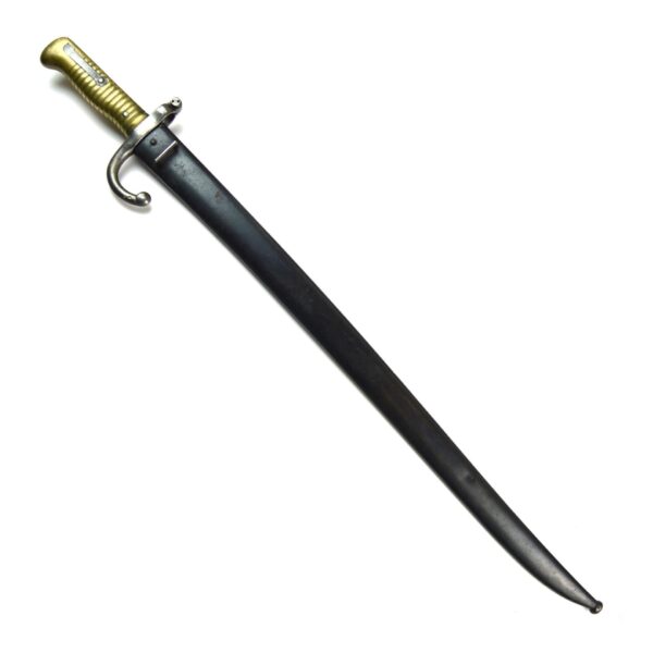 French M1866 Chassepot Bayonet in Scabbard, Tulle Arsenal, May 1873 - Image 3