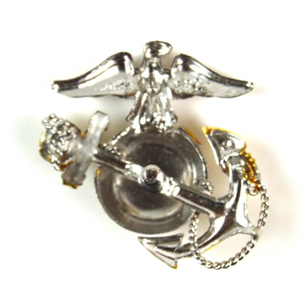 US Marine Corps (USMC) (1962-1980 Pattern) EGA Officer's Cap Badge - Image 2