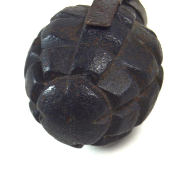 Original Inert French WWI-Era F1 Hand Grenade with Billant M1916 Fuse - Image 6
