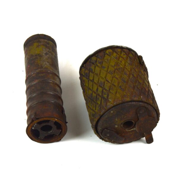 Original Soviet WWII RGD-33 Inert Stick Grenade with Fragmentation Sleeve - Image 6