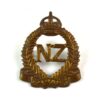 New Zealand Expeditionary Force (WW2 Pattern) Cap Badge, King's Crown, Original