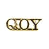 Queen's Own Yeomanry (QOY) Anodised Shoulder Title